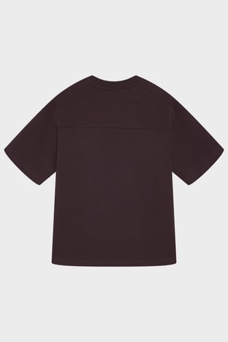 تيشيرت إنترلوك بني للجنسين