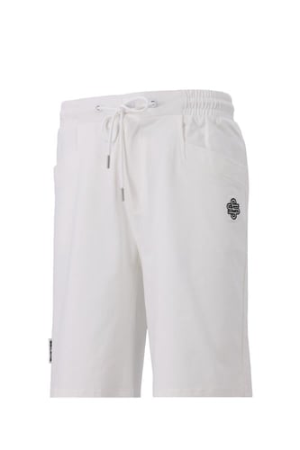 شورت كارجو بقصة عادية للجنسين - أوف وايت