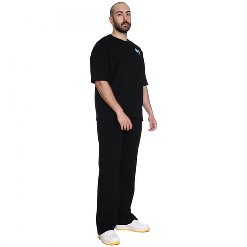 تيشيرت بشعار سيلين من الخلف للجنسين (اسود)