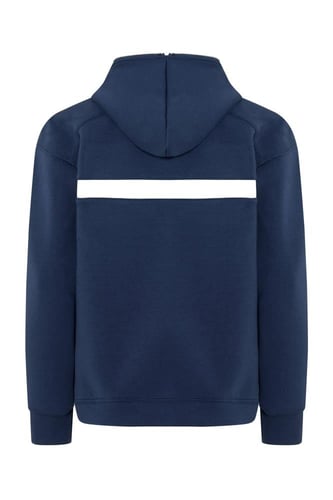 هودي بجيب أمامي أوفرسايز للأطفال للجنسين - أزرق دا...