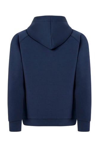 هودي أوفرسايز برباط للأطفال للجنسين - أزرق داكن