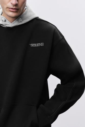 هودي أسود رجالي