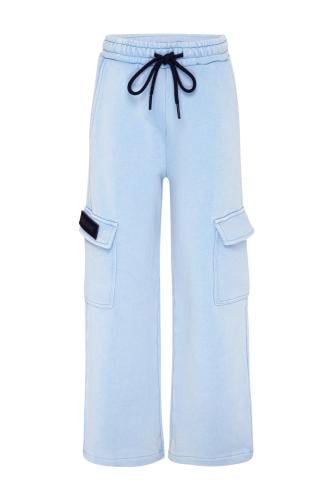 بنطلون Acid Wash Jogger للاطفال أزرق فاتح