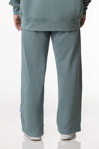 بنطلون سيلين واسع كاكي