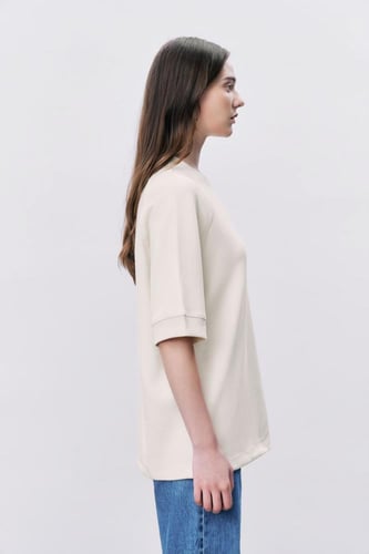 تيشيرت إنترلوك أوف وايت للجنسين