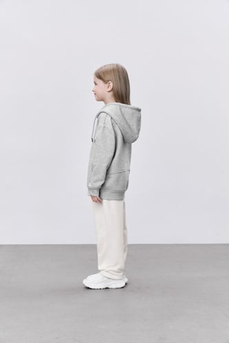 هودي رمادي للأطفال