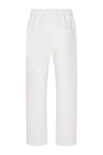 بنطلون كاجوال أوفرسايز للأطفال للجنسين - أوف وايت