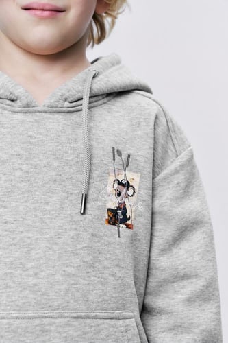 هودي رمادي للأطفال