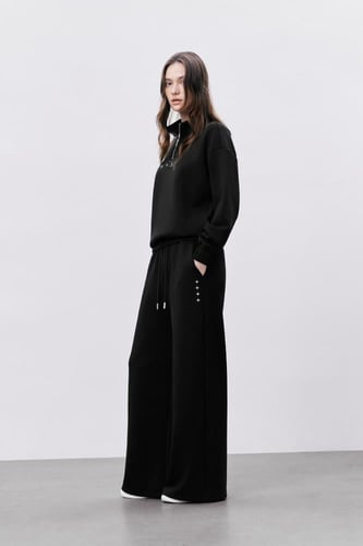 سويتر أسود نسائي