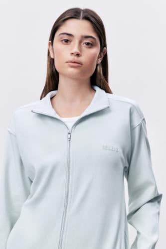 جاكيت نسائي بيكيه أزرق سماوي