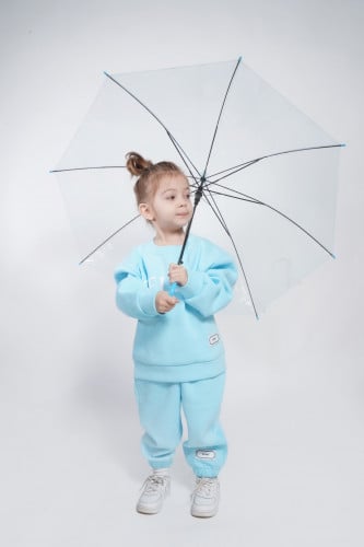 طقم بايزك ازرق للأطفال