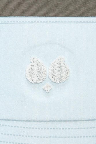 تيشيرت بقصة عادية للجنسين وطباعة الدب المرح - زيتي