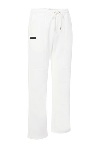 بنطلون كاجوال أوفرسايز للجنسين - أوف وايت