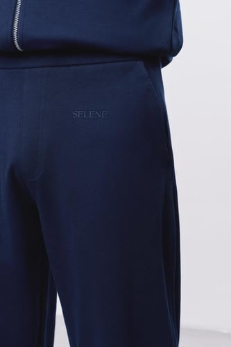 بنطال بيكيه رجالي أزرق