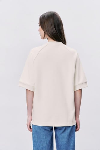 تيشيرت إنترلوك أوف وايت للجنسين