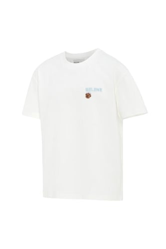 تيشيرت بقصة عادية للأطفال وطباعة الدب المرح - أوف...