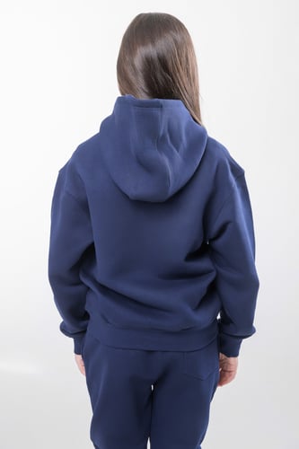 هودي إلى القمر للأطفال أزرق داكن