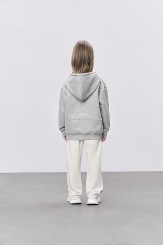 هودي رمادي للأطفال