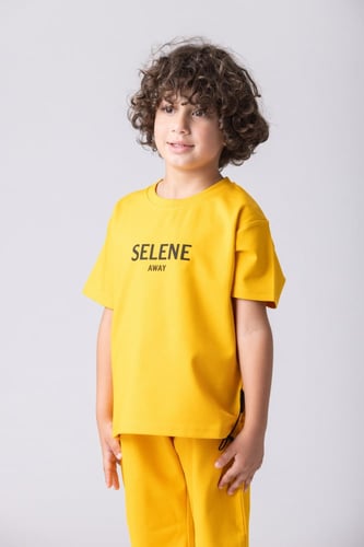 تيشيرت أواي برتقالي للأطفال