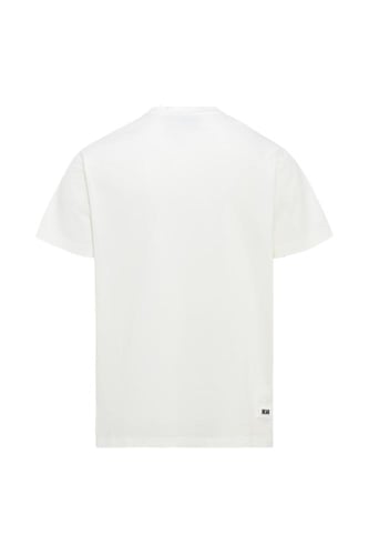 تيشيرت بقصة عادية للأطفال بشعار SELENE - أوف وايت