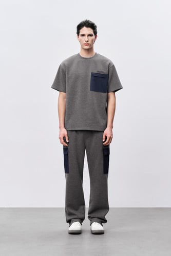 بنطال رمادي للجنسين