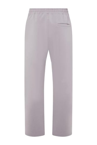 بنطلون كاجوال أوفرسايز للجنسين - رمادي