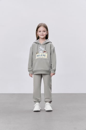 هودي رمادي للأطفال