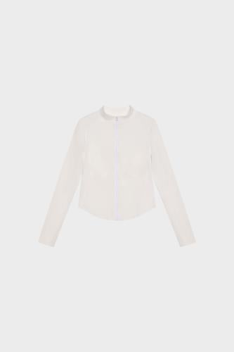 Jacket Fall Basic Slim GYM Off White 05