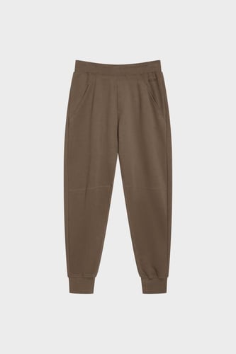 بنطال رجالي إنترلوك أخضر زيتي