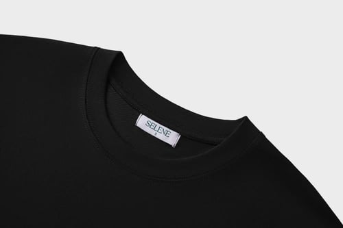 تيشرت أسود للجنسين