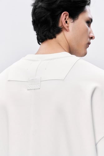 سويتر أبيض فاتح رجالي