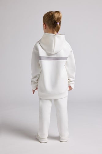 هودي بجيب أمامي أوفرسايز للأطفال للجنسين - أوف واي...