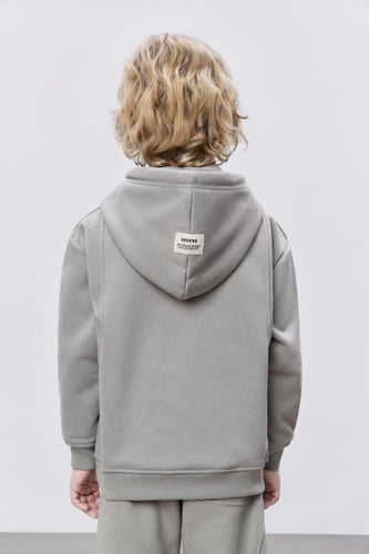 هودي رمادي للأطفال