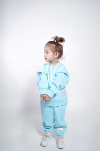 طقم بايزك ازرق للأطفال