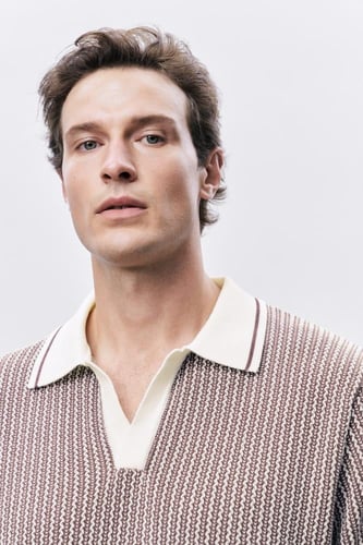 تيشرت بني رجالي