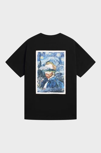 تيشرت أسود رجالي