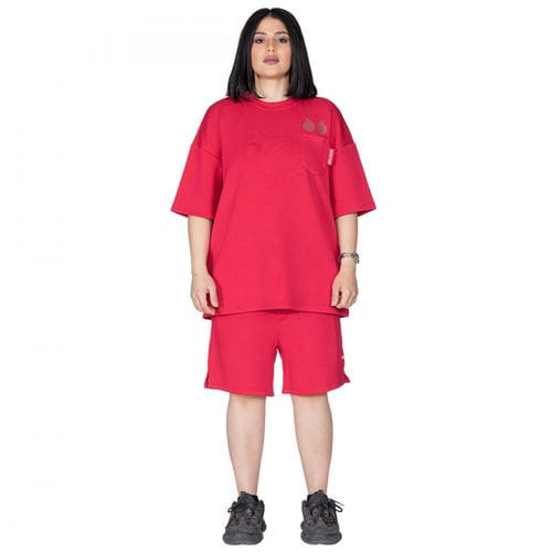 شورت سيلين للجنسين (احمر)