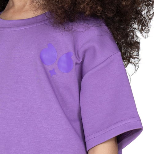 تيشيرت بشعار سيلين من الخلف للأطفال (بنفسجي)