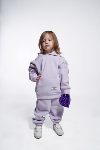 طقم بايزك أرجواني للأطفال