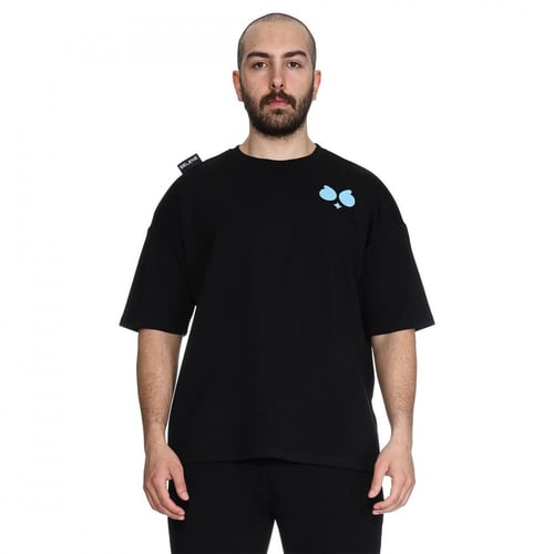 تيشيرت بشعار سيلين من الخلف للجنسين (اسود)