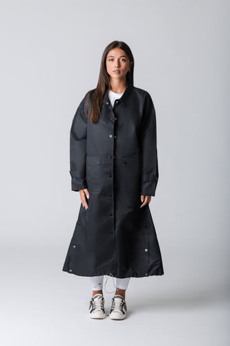 جاكيت أواي طويل أسود