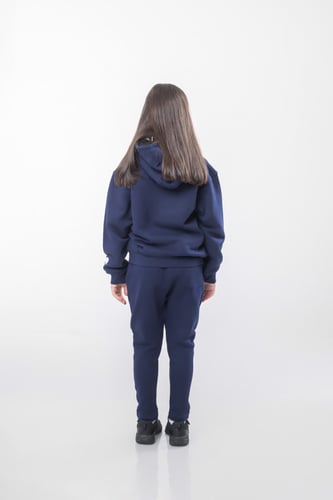 هودي إلى القمر للأطفال أزرق داكن