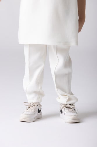 بنطلون ليمتد أديشن أبيض للأطفال