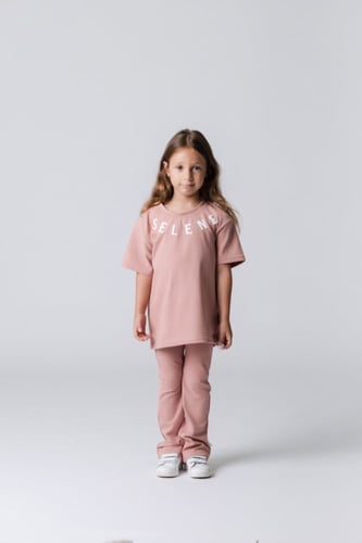 ليقنز أواي للأطفال بحواف واسعة وردي