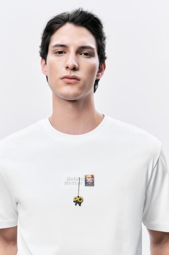 تيشرت أبيض رجالي