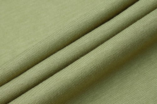 تيشيرت إنترلوك أخضر للجنسين