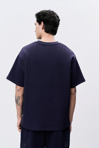 تيشرت أزرق للجنسين