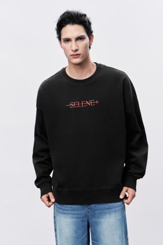 سويتر أسود رجالي