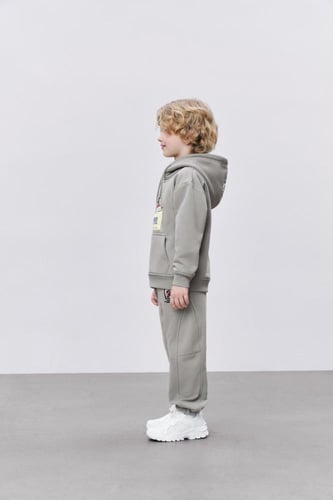 هودي رمادي للأطفال
