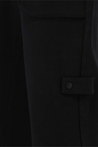 بنطال 365 متعدد الجيوب للجنسين - أسود